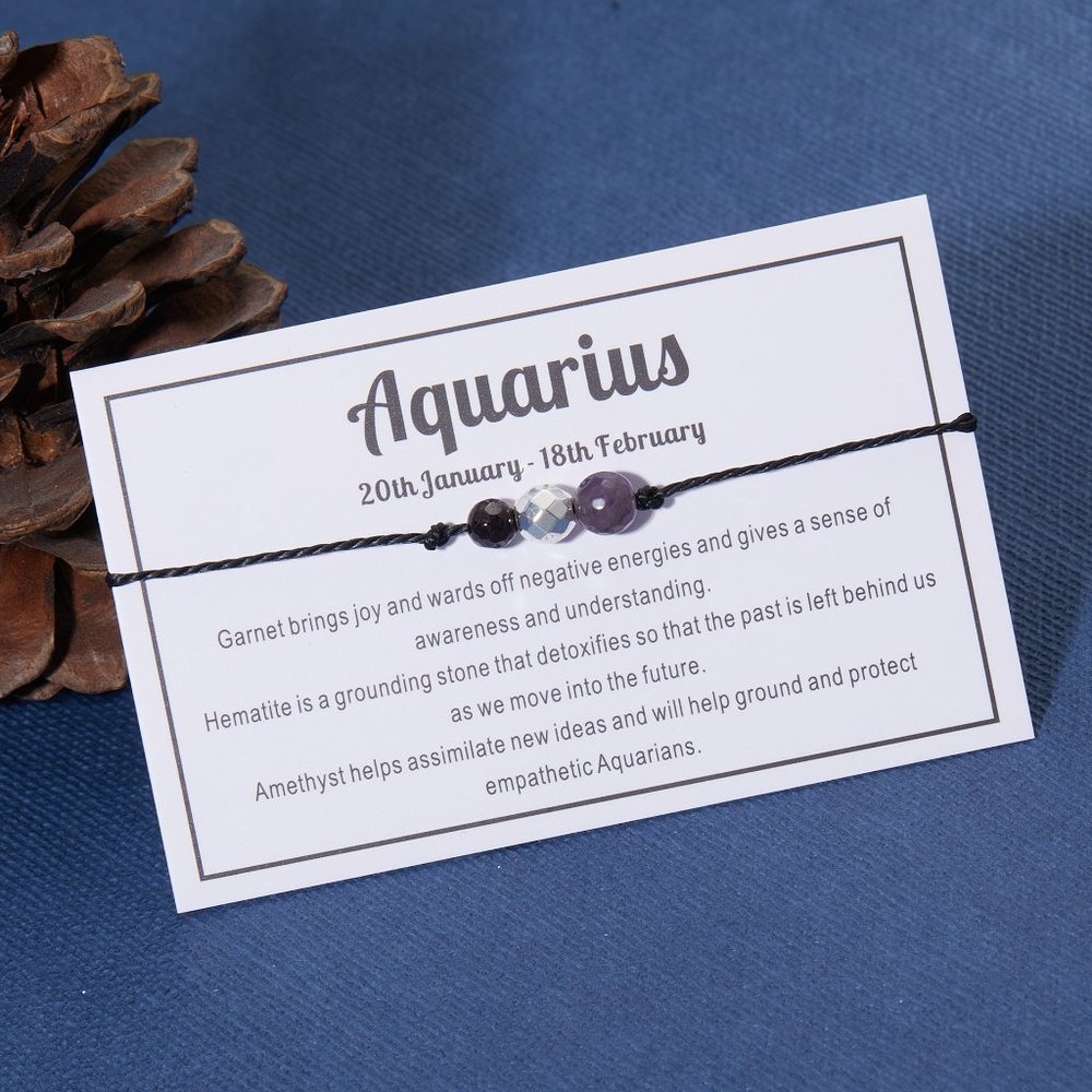 🆕Zodiac Sign Bracelets - Picture 7 of 11